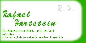 rafael hartstein business card